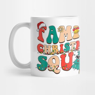 Groovy Family Christmas Squad Santa Hat Xmas Pajamas Mug